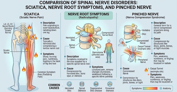 Sciatica vs. a Pinched Nerve: Are They the Same Thing?