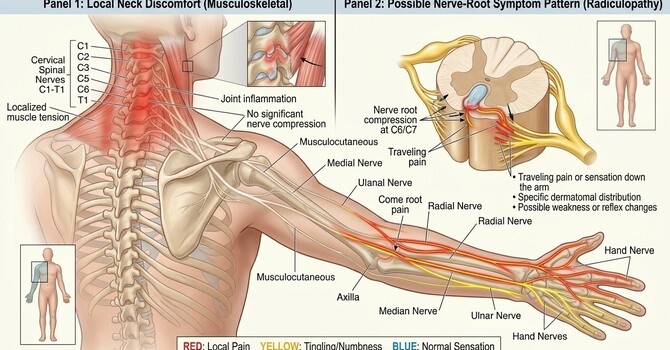 Neck Pain vs. a Pinched Nerve: What's the Difference?